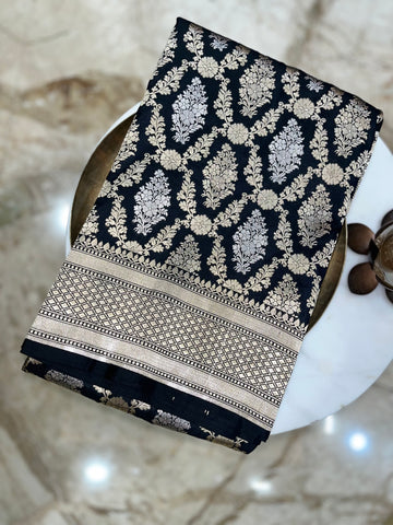 Pure handwoven katan Banarsi