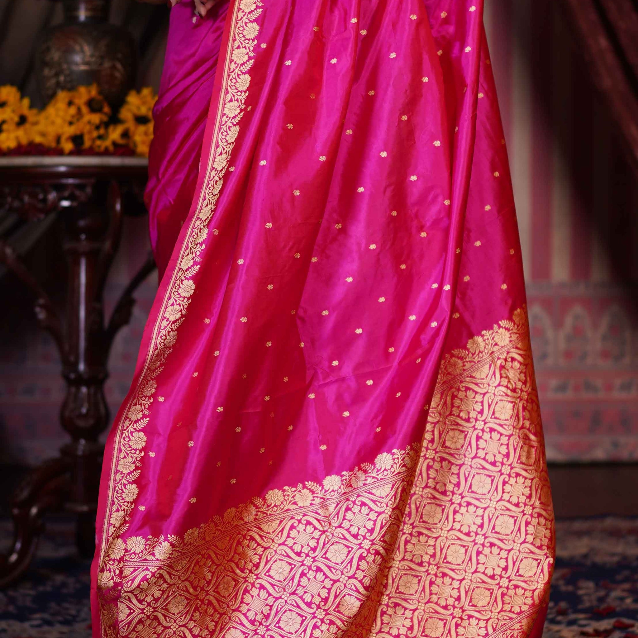 Pure Katan Silk - Fucia pink