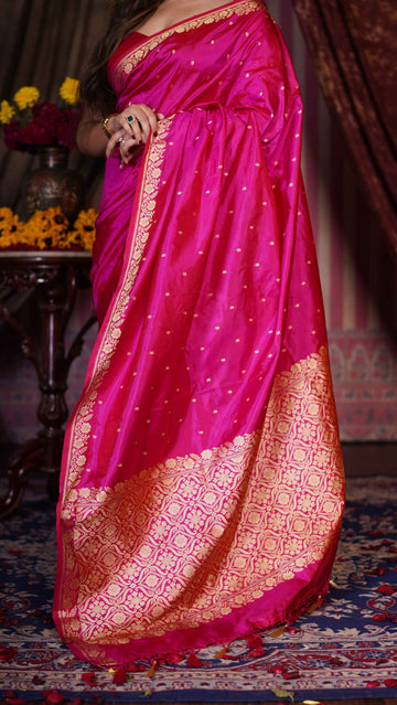 Pure Katan Silk - Fucia pink